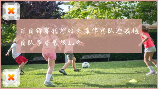 东南锦赛精彩对决菲律宾队迎战越南队争夺晋级机会